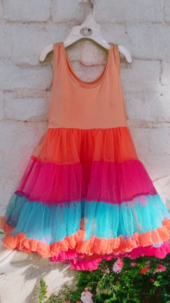 Robe multicolore